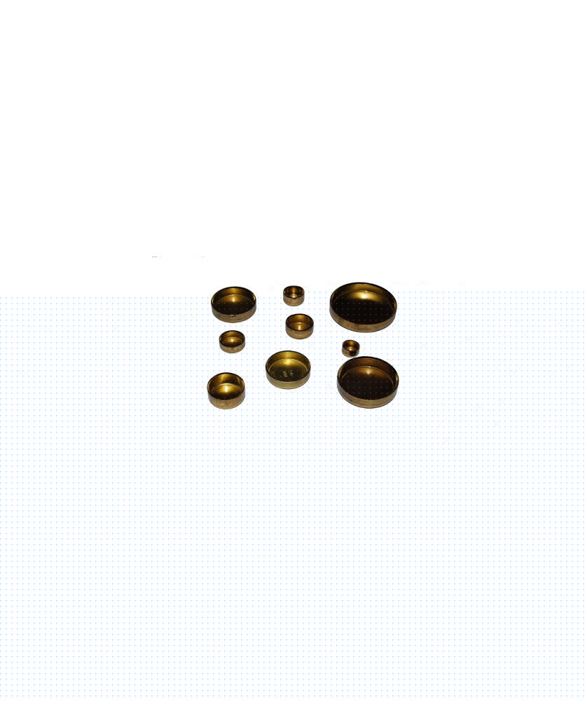 TAPPI FUSIONE DM 35 IN OTTONE