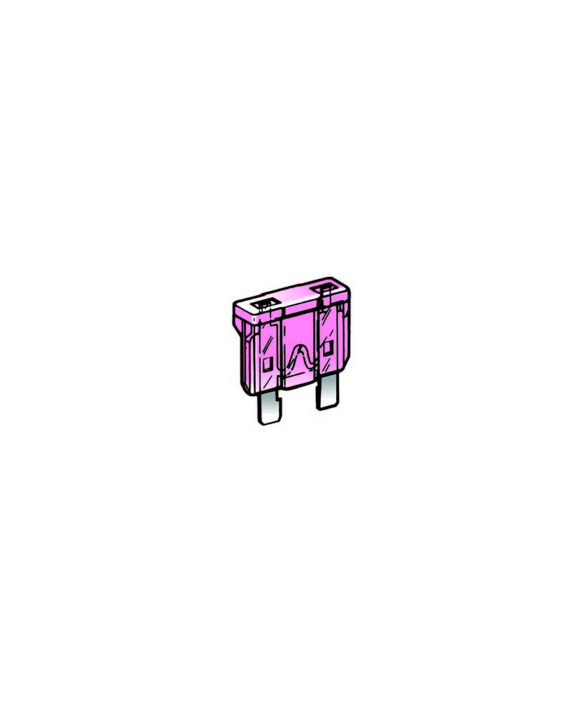 FUSIBILE A LAMA 3 Amp. ROSA (KIT DA 10)