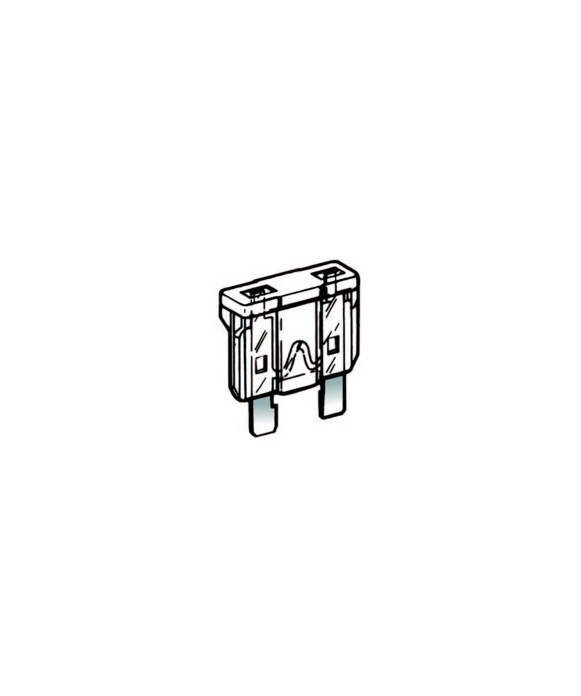 FUSIBILE A LAMA 25 Amp BIANCO           (KIT DA 10)