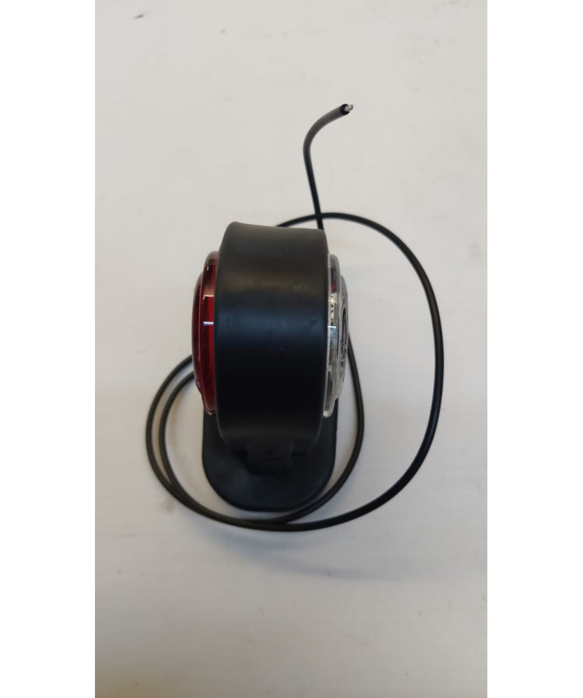 SEGNALATORE INGOMBRO LED 12/24V. BIANCO/ROSSO