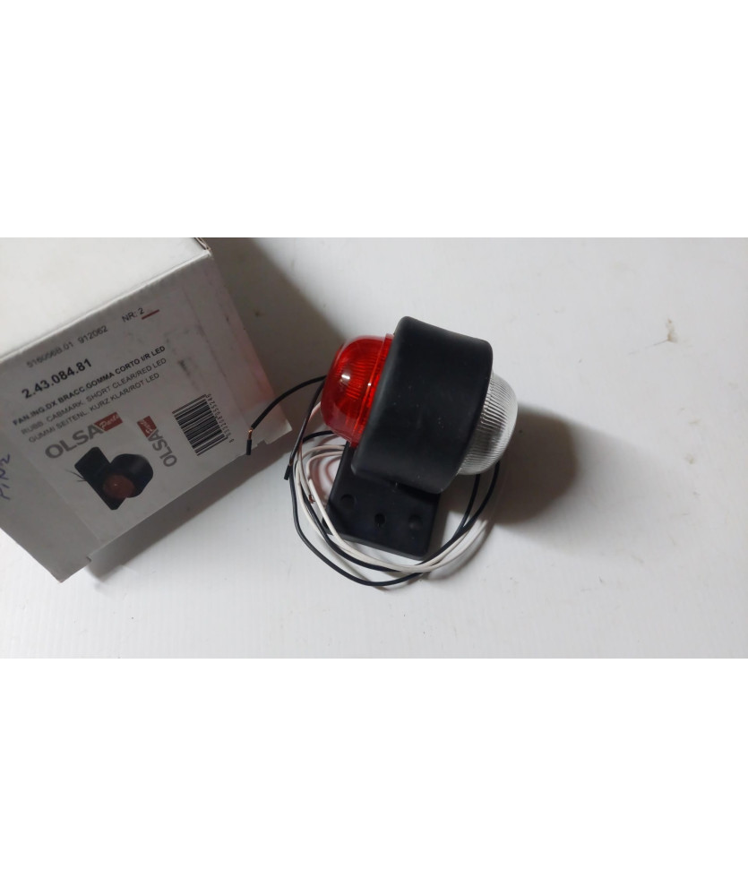 FANALE INGOMBRO DX BRCIO GOMMA CORTO   LED