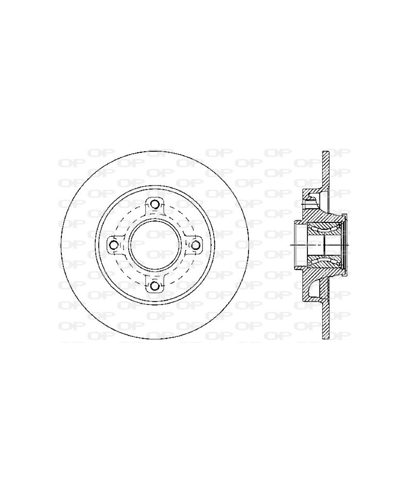 DISCO FRENO  PSA 307            IAM 249 PIENO