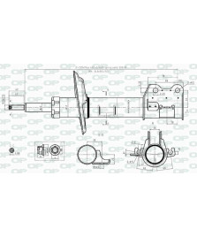 AMMORTIZZATORE ANTERI.SX MITO  07