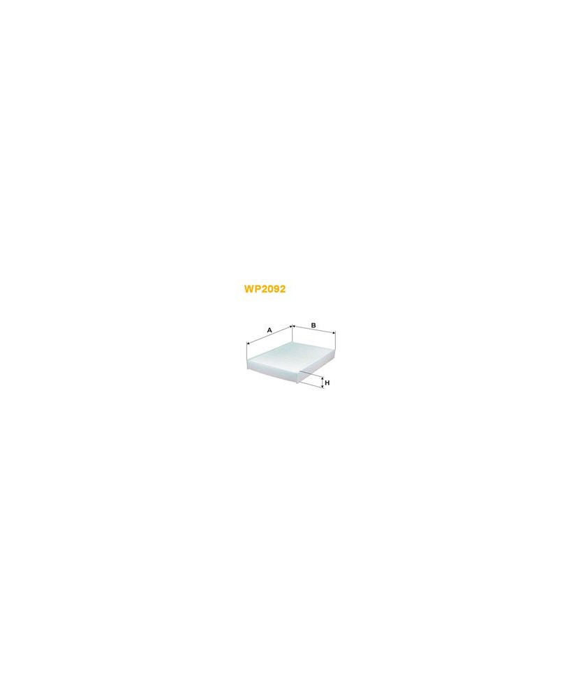 FILTRO ABITACOLO VOLKSWAGEN UP  12P