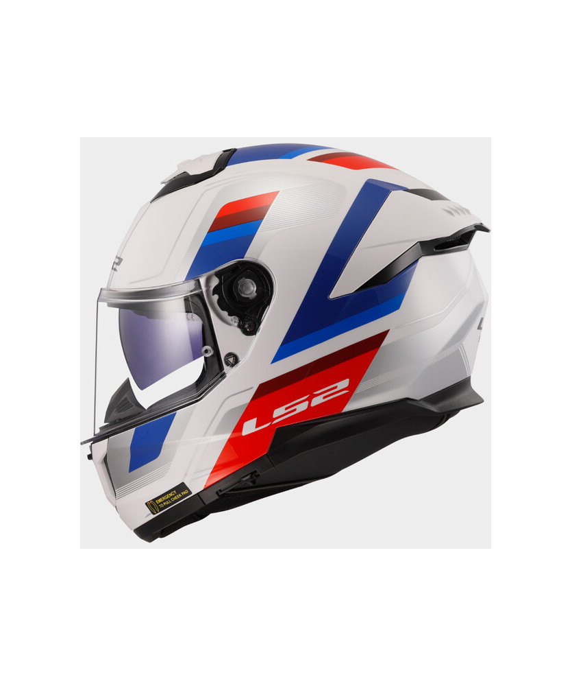 CASCO FF808 STREAM II VINTAGE WHITE BLUE RED-06 MISURA S
