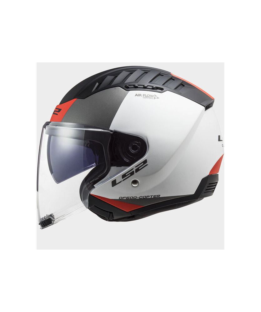 CASCO OF600 COPTER II URBANE M.WHITE REDTAGLIA XL