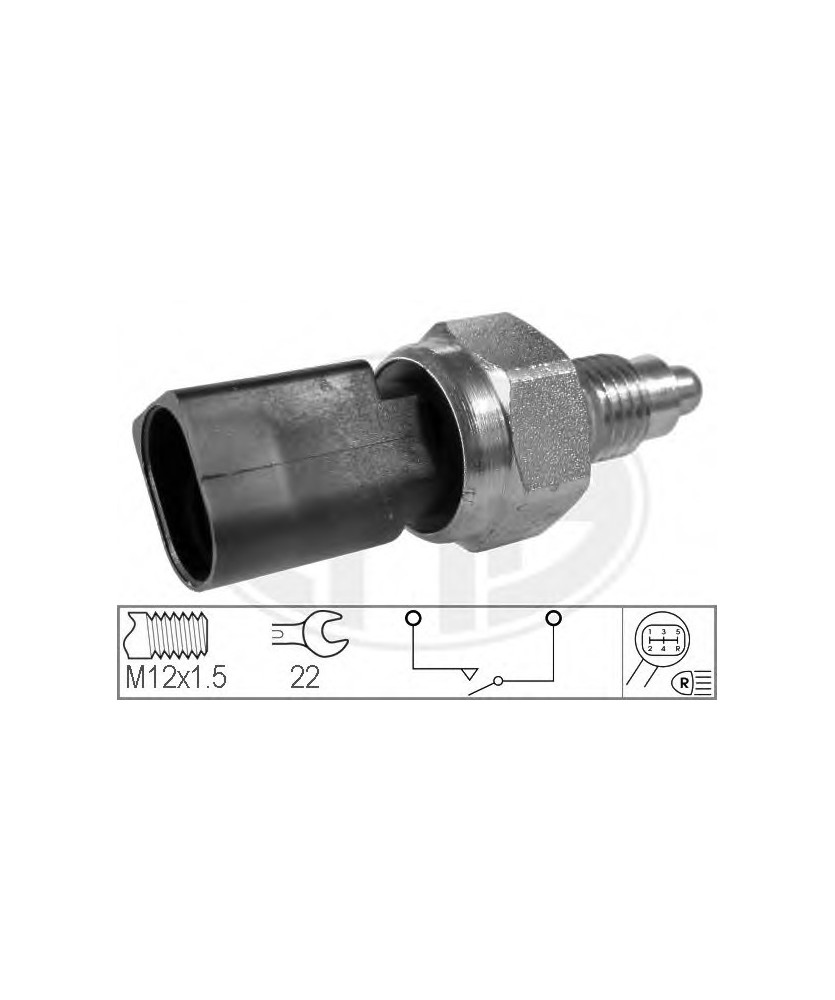 INTERRUTTORE LUCE RETROMARCIA  A1/A2 /A3/TT- FABIA- GOLF IV/V/VI