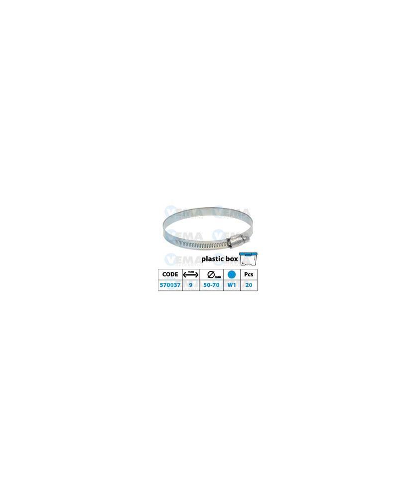 FASCETTA 9MM  50-70 BLU W1 CONF.20PZ